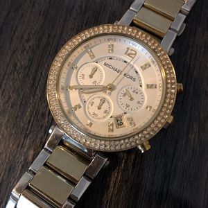 Michael Kors 2 tone watch